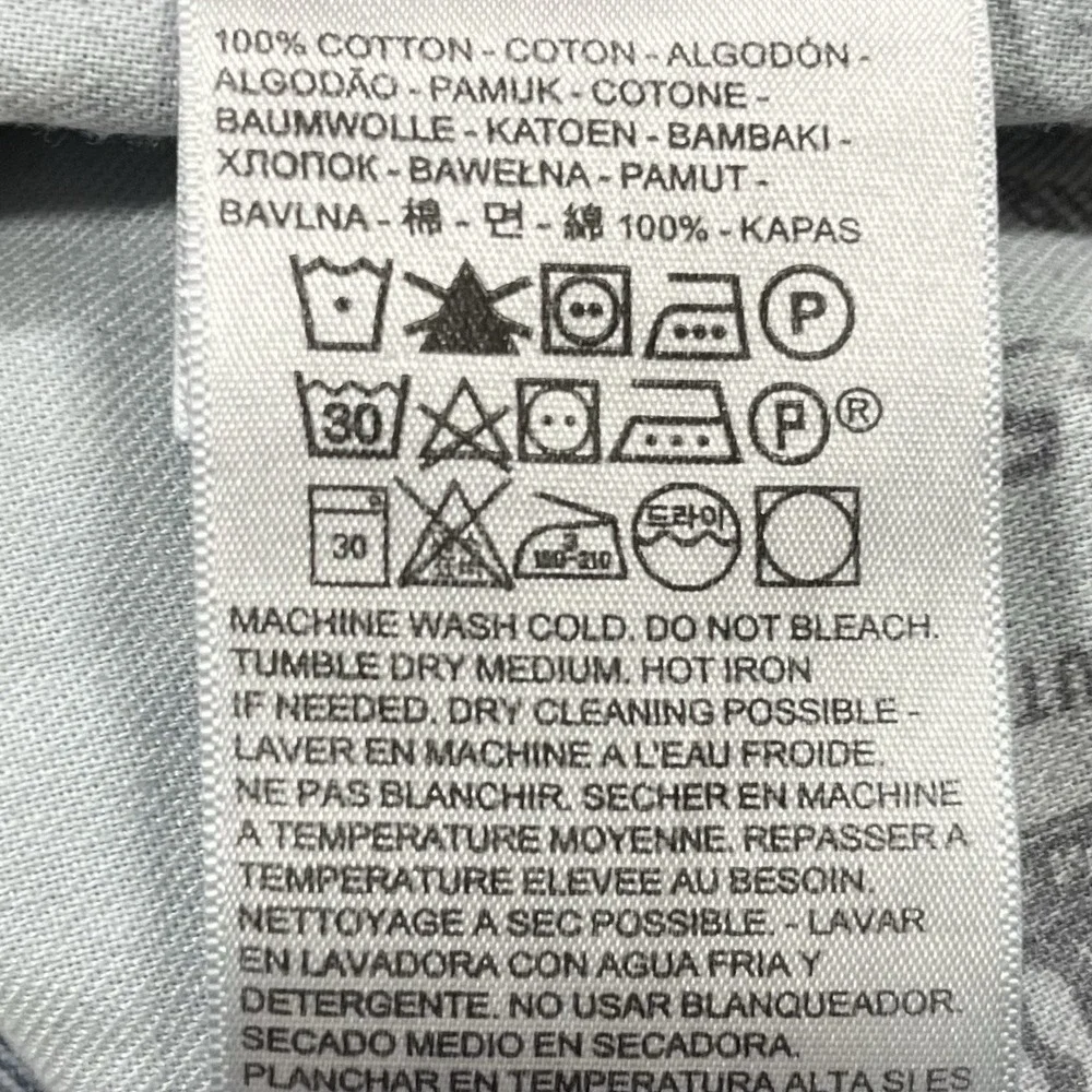 Levis 505 Regular Straight Jeans Mens 30x34 (Fits 30x33) 100% Cotton Denim